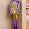 Punch Free Badminton Racket Rack Pickleball Rackets Wall Holder  for Badminton/Tennis/Pickleball
