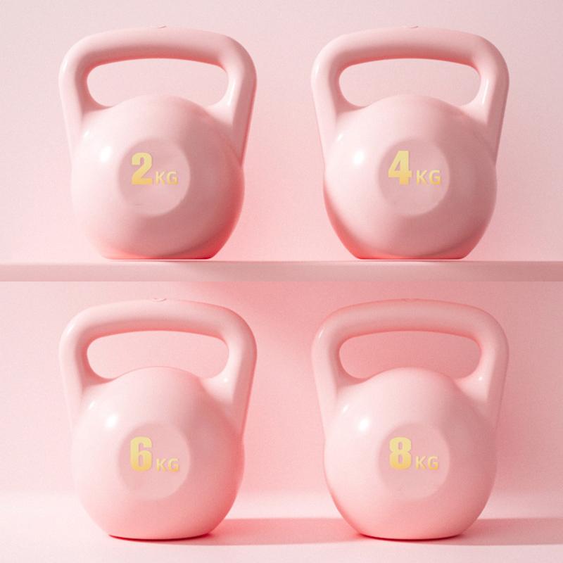 2/4/6/8 кг ПЭ Гиря, наполненная водой, женская тренировка бедер, глубокий присед, силовой тренажер, гиря для йоги, спорта, фитнеса, гантели