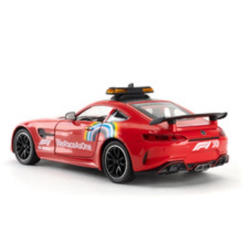 1/24 Автомобиль Benz Safety Battery Amg Battery F1, Тип модели, с фарами, подходит для коллекционирования гоночных автомобилей