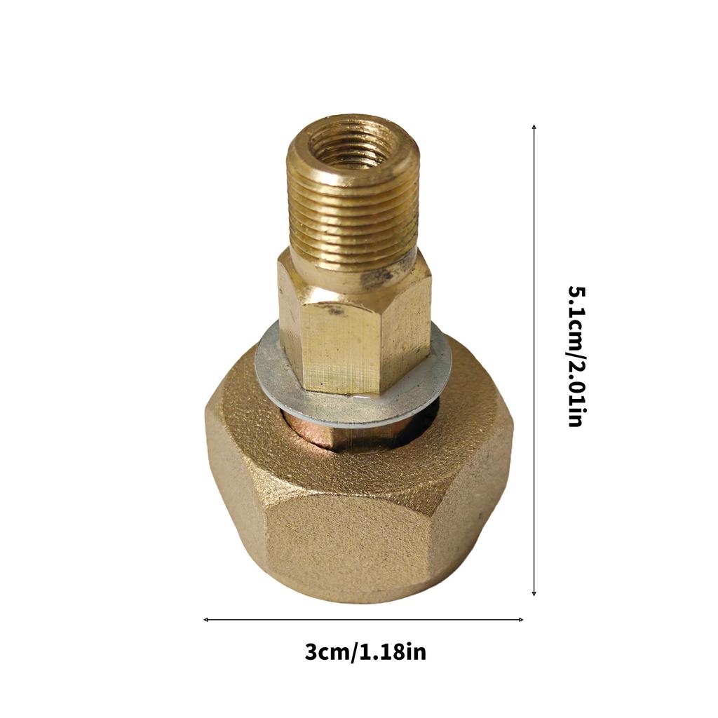 Переходник для газовой плиты для кемпинга, медный, соединитель для уличной плиты, адаптер для баллона, практичная головка для преобразования газовой печи, долговечный