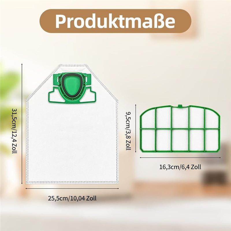 A71G-Мешок для пыли для Vorwerk Kobold VK111 Мешки для Vorwerk Kobold VK111 Пылезащитные и устойчивые к разрыву сменные мешки.