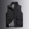 Graphene Heating Men's Vest Made of Down Cotton and Plush Thickened Vest Made of Vest Cotton