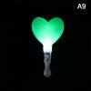 1Pc Colors Change LED Glow Stick Heart Star Shape Luminous Concert Cheering Tube Wedding Party Light Stick