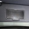 Black Carbon Fiber Vanity Mirror Panel Sticker Trim For Honda Pilot 2017-23