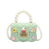 Stylish Mini Shoulder Bag For Girls With Cute Pearl Design And Versatile Colors
