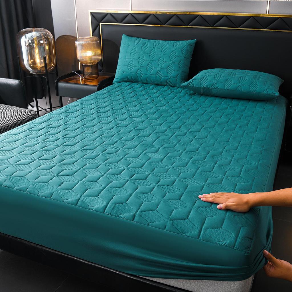 Стеганый водонепроницаемый натяжной простыня-защита для матраса