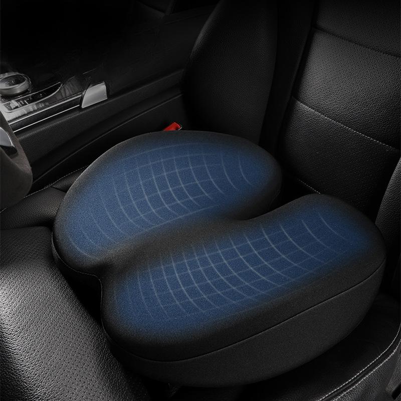 Car Seat Cushion for A Higher and More Shaped Buttocks All-Season Use Slow-Rebound Memory Foam Thickened Seat Cushion for Office Chairs