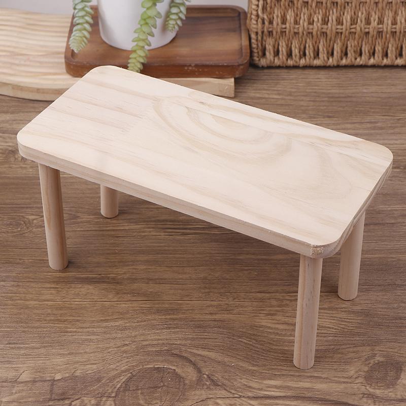 Hamster Play Wooden Platform Small Pet Playing Stand Putting Food Bowl Water Table Cage Accessory Hamster Climbing Supplies