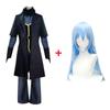 Аниме «В тот раз я перевоплотился в слизи» Rimuru Tempest, костюм для косплея, сапоги, парик, карнавальный костюм, униформа для вечеринки на Хэллоуин