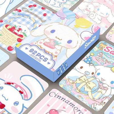 Товары с фотокарточками Sanrio LOMO Иллюстрация Фотокарточка 60 шт. + Мини-наклейки 32 шт., Cinnamoroll версия 2, 1 шт.