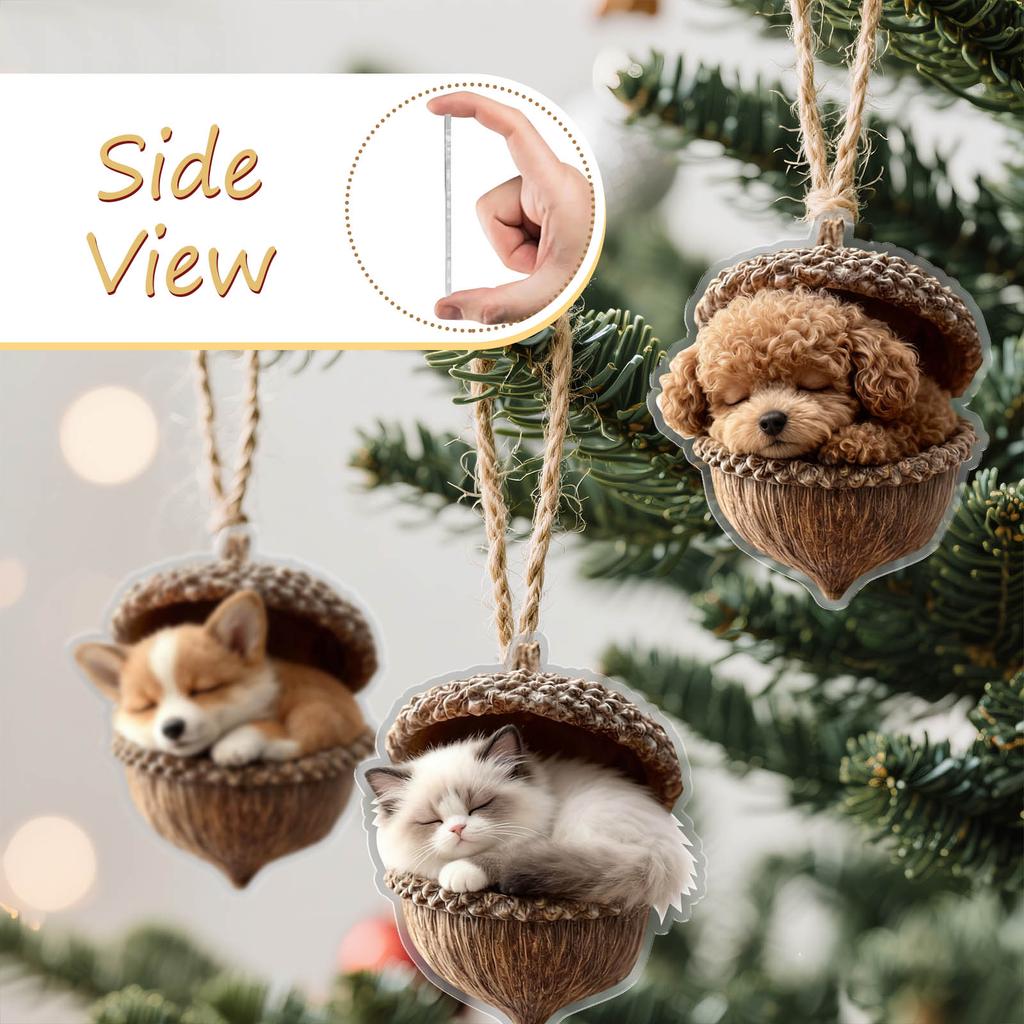 Рождественский Подвесной Декор Рождественская Елка Рождественская Елка И Украшение Подарочной Коробки