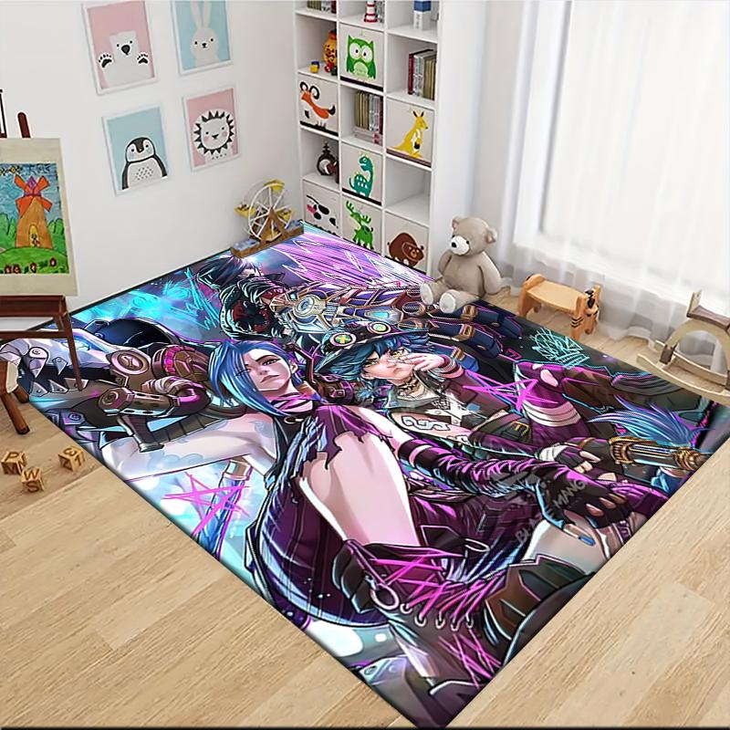Fantasy Warrior Trio Carpet Rug Soft Washable Antislip Home Living Room Sofa Mats Personalized Christmas Rug