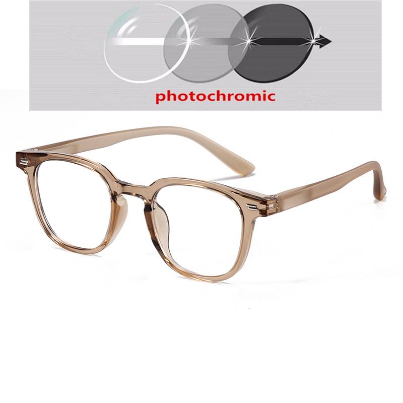 Transparent Gray Frame Round Shortsighted Prescription Glasses Women  Anti Blue Rays Myopia Eyeglasses 0 -0.5 -0.75 To -6.0