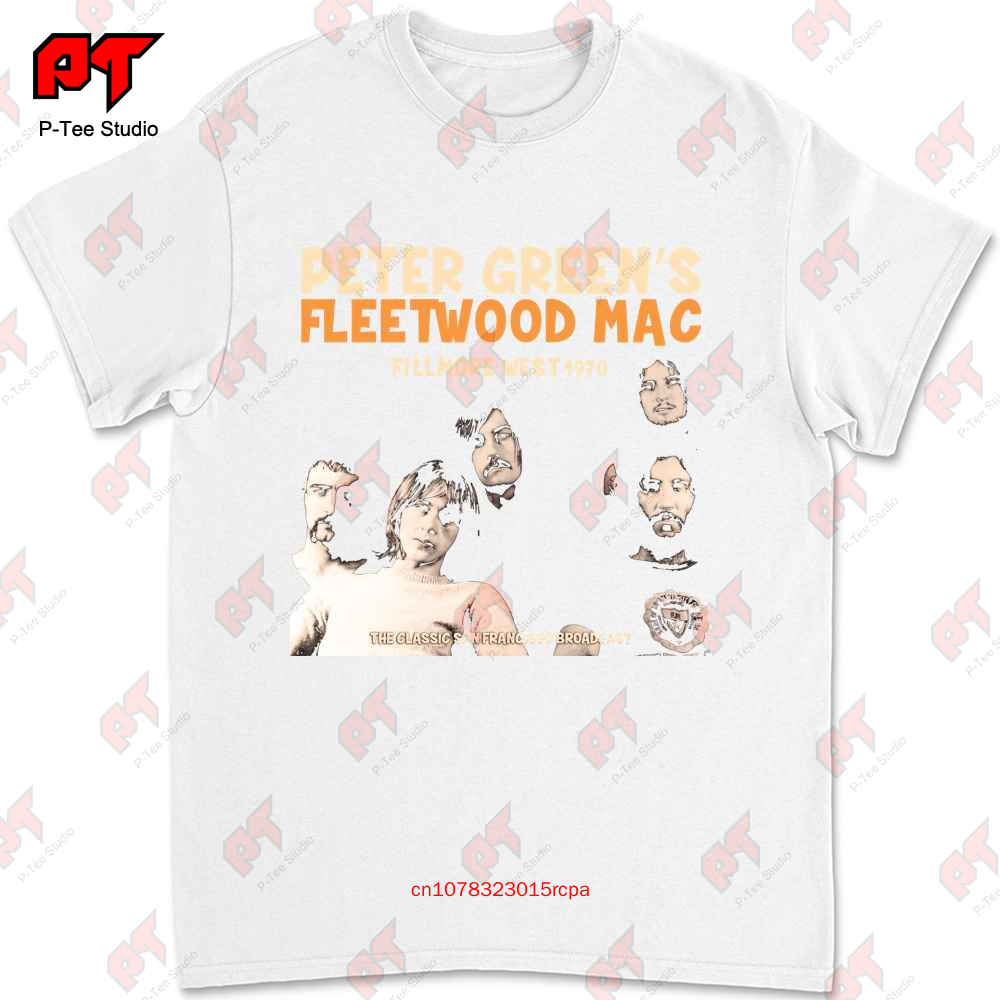 Retro Fleetwood Mac Gig T Shirt 9B1Y