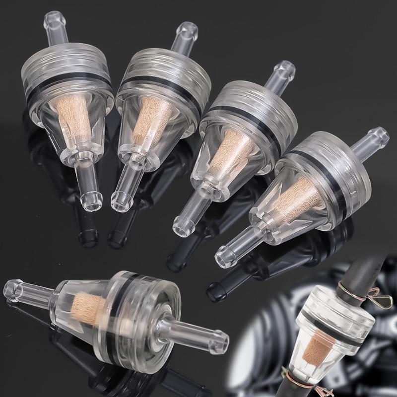 1/4pcs Motorcycle Fuel Filter Universal Gas Inline Fuel Filter Engine Inline Gasoline Filters Scooter Filter Tool for Kawasaki