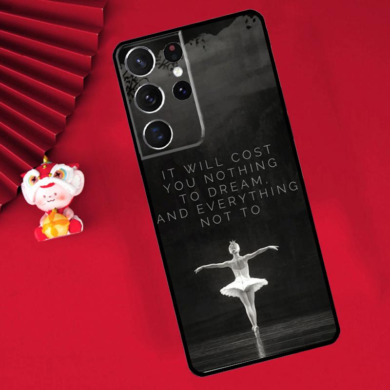Чехол для Samsung Galaxy S24 Ultra S21 S22 S20 S23 S25 Ultra Plus S9 S10 S25 FE с изображением девочки-балерины Балетный Танцор Cover Funda