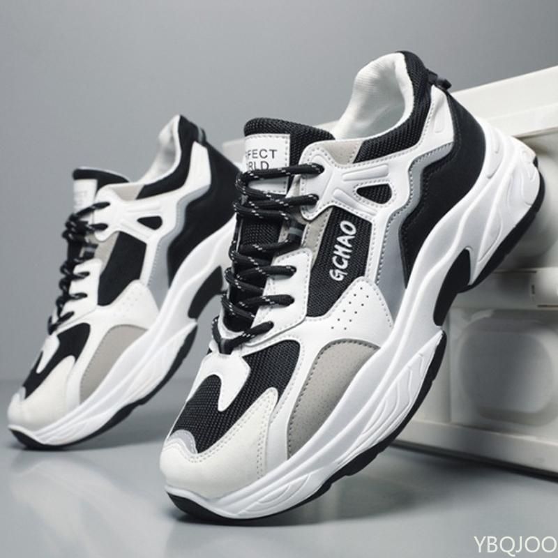 Модные летние дышащие новые трендовые универсальные кроссовки для бега мужские из тонкой сетки спортивные износостойкие мужские кеды