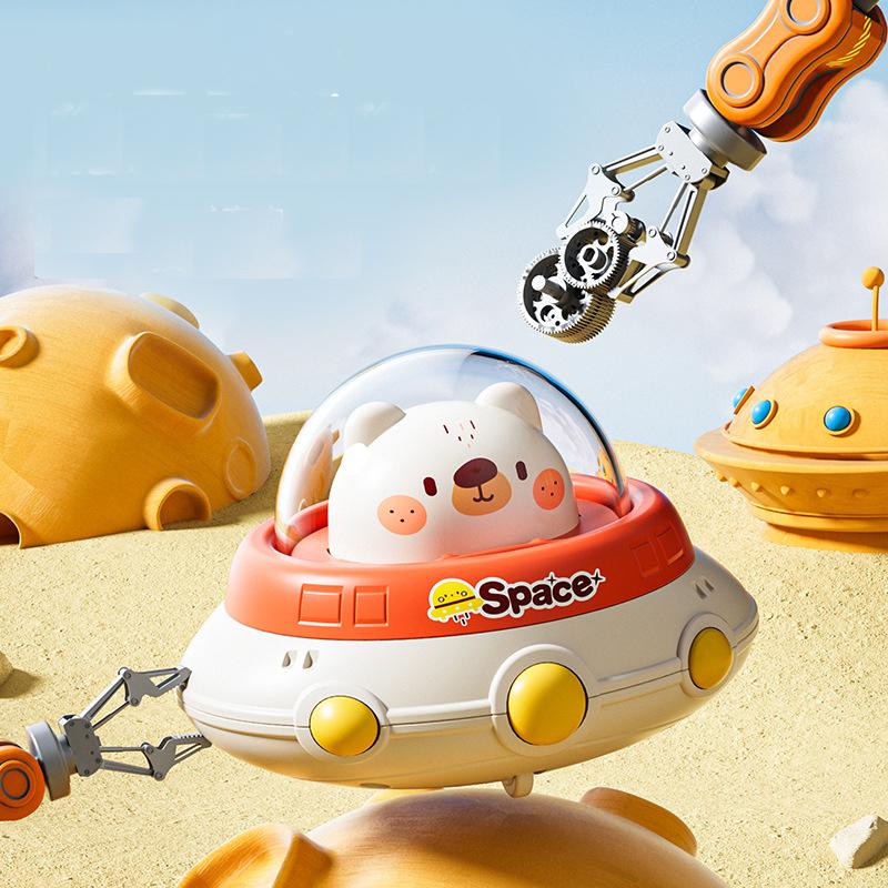 Children Car Toys Space Rocket Inertia Press and Go Car Toy Wind-up Cars Toy for Kids Gift Boy Girl Pull-back Car New Model