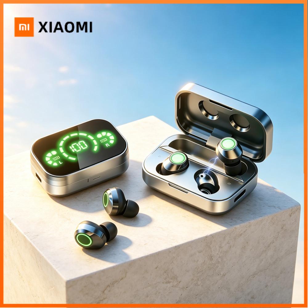 Xiaomi TWS Wireless Bluetooth Headset with Mic Earbuds Charger Box LED Fone Bluetooth Earphones Wireless Headphones
