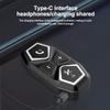 X-11 Мотоциклетный шлем Гарнитура Bluetooth 5.0 Handsfree Автоответчик IP67 Водонепроницаемый 2 в 1 Type-C Для Наушников и Зарядки