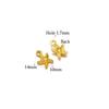 5pcs Gold Starfish Shell Charms for DIY Jewelry Accessories Stainless Steel Necklace Pendant Bracelets Findings Earrings Making