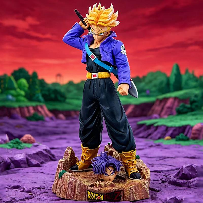 Новая аниме фигурка Dragon Ball Z Транкс Фигурка Супер Сайян Транкс ПВХ Модель Статуя Коллекция Украшение Игрушки Подарок