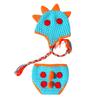 Cute Toddler Baby Dinosaur Outfits Dinosaur Hat Pants 2 Pcs Set Photography Props Knit Infant Accessories Cosplay Costume