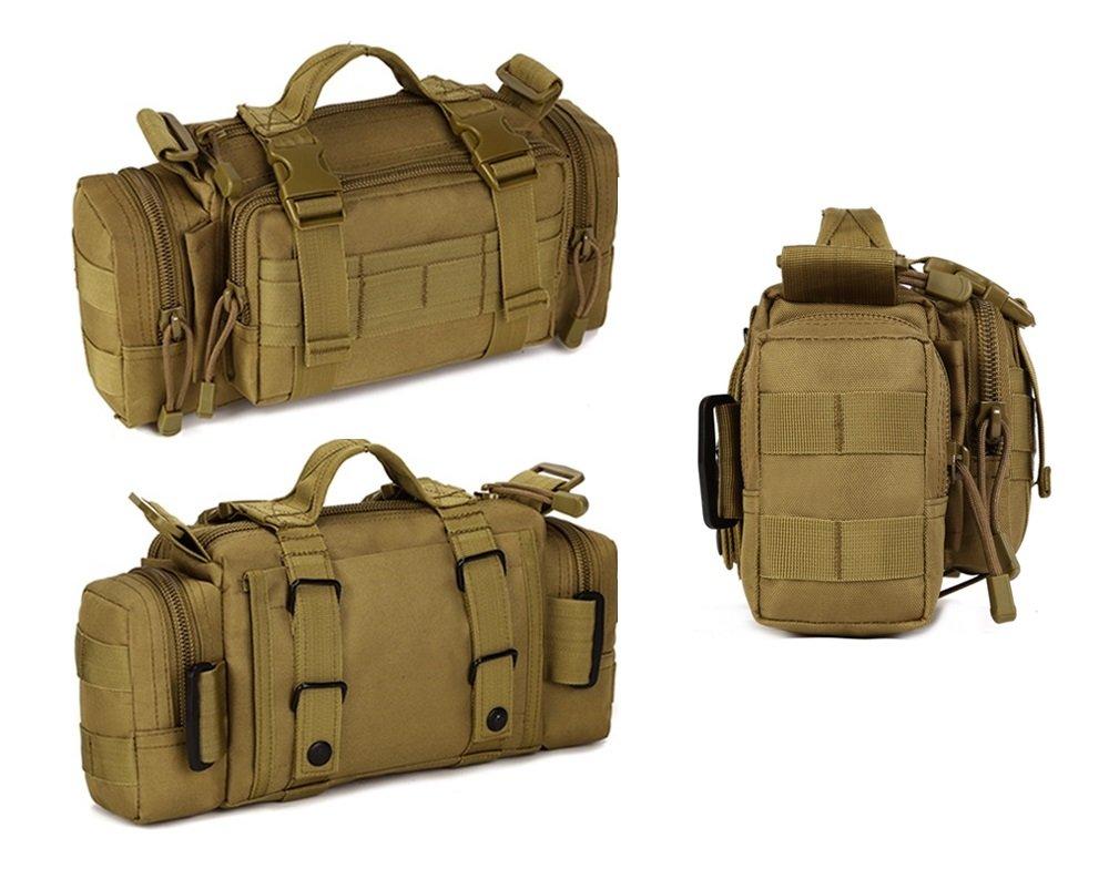 Волшебная тактическая сумка Phoenix Ikki с несколькими камуфляжными и водонепроницаемыми отделениями, идеально подходящая для и многофункциональная поясная сумка-кроссбоди и для улицы, трехсторонняя, черная