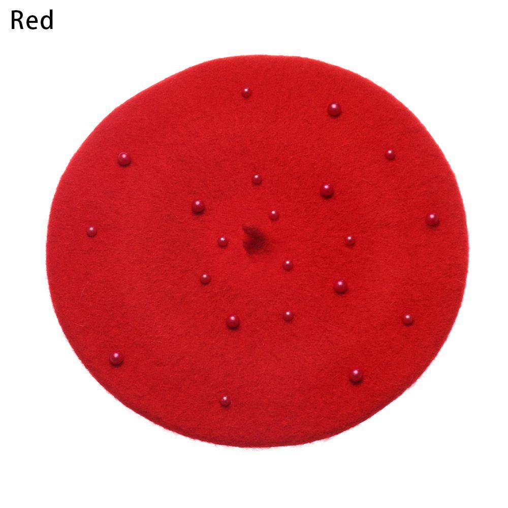 Детские Аксессуары Жемчужные Теплые Детские Шапки Берет Шляпа Шляпы для Девочек Головные Уборы