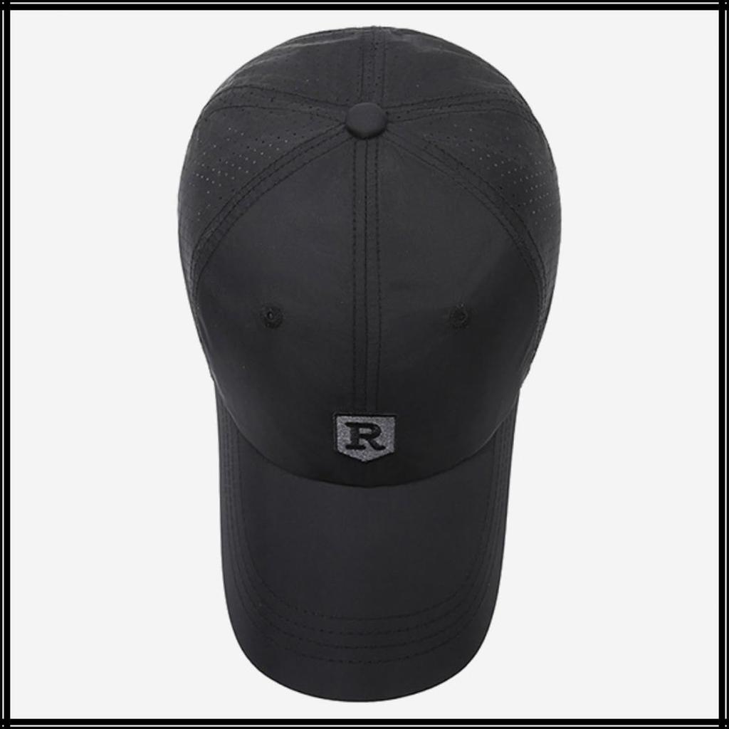 Кепка White Fang Дышащая Защита от солнца Бег Спорт На открытом воздухе Мужчины Женщины CZA081 (черный)