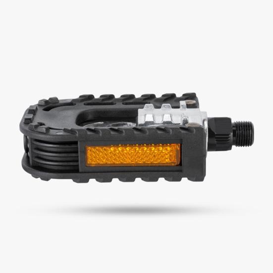 1 пара велосипедных педалей Прочные Высокомощный стержневой сердечник Нескользящие Легкие Износостойкие Запасные Алюминиевый сплав Корпус Велоспорт Езда Плоские