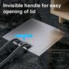 Rust-proof Flip Floor Socket Single Row 3-Pin & 2-Pin Socket Ultra Thin Hidden Style Replaceable Module Power Socket
