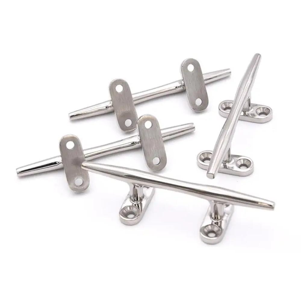 4-8inch Boat Hollow Base Cleat Marine Heavy Duty Boat Cleat Boat Grab Handle  Kayak Webbing
