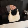 Niche Design Patent Leather Handbag Women's New Spring Fashion Versatile Shoulder Bag Underarm Bag