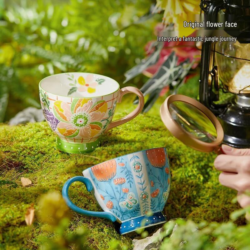 JOYYE Hand-Painted Ceramic Mug Gift Set