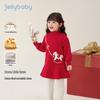 Детское милое худи-платье с подкладкой из флиса с пони для девочек JELLYBABY