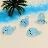 100 Piece Luminously Seal Sculpture Collection Miniature Resins Marine Animal Figurines For Aquariums Decoration