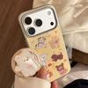Милый мультяшный щенок Магнитный чехол для телефона Для iPhone 17 Pro 16 15 14 13 12 Pro Max Задняя крышка с подставкой Для чехлов Magsafe Милый C