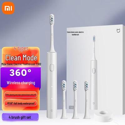 Звуковая электрическая зубная щетка Xiaomi Mijia T302, китайская вилка (адаптер в комплекте)