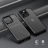 For iPhone 15 Pro Max Case Carbon Fiber Texture Anti-Scratch TPU+PC Back Cover