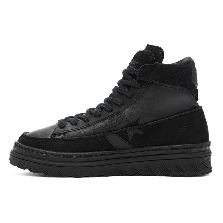 Кожаные кеды Converse X2 High 'Black Ice - Triple Black' 169478C
