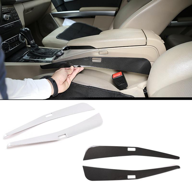 ABS автомобильный подлокотник боковая декоративная полоса наклейка подходит для Mercedes Benz GLK X204 300 260 2008-2015 авто интерьер