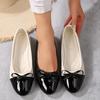 Fashion Women Casual Shoes Flats 2025 Comfort Ballerina Flat Shoes Women Non-slip Ladies Loafers Elegant Bowknot Flat Women Single Shoes