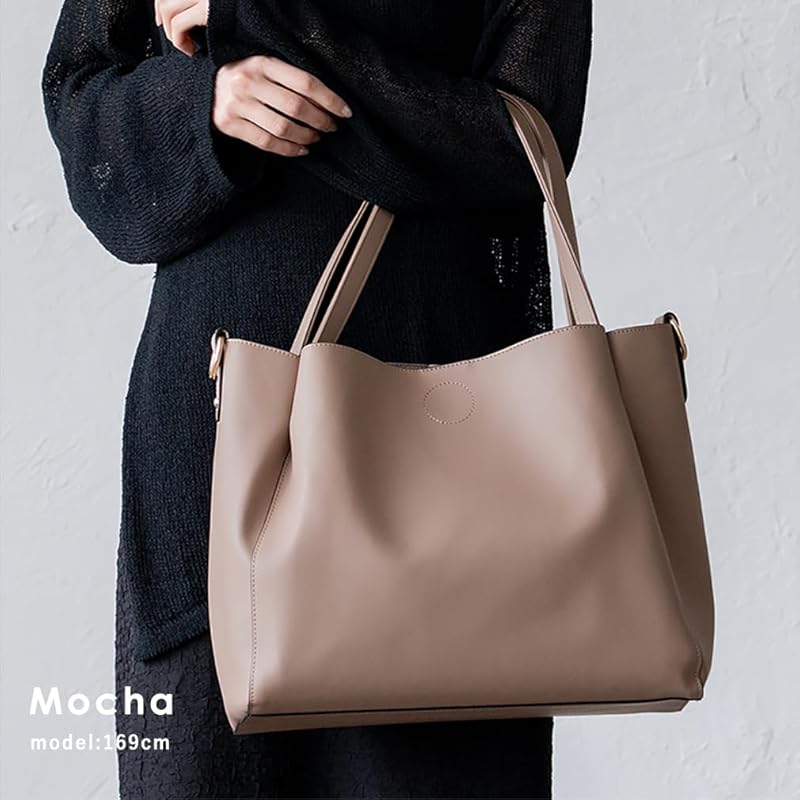 [VITAFELICE] Vita Felice Comes with nylon bag 2way tote bag ladies vtb-2024p (Mocha)