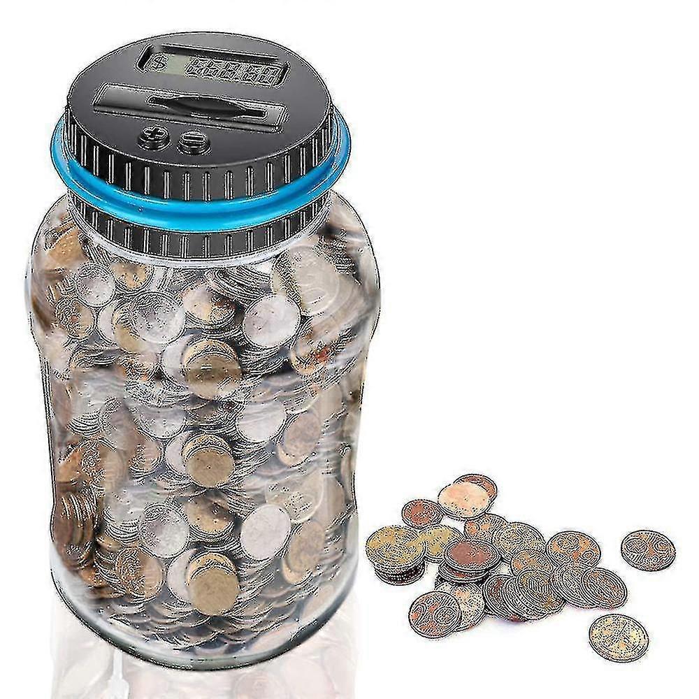 Digital Counting My Jar,big Piggy Bank,piggy Bank For Kids,piggy Bank Digital Counting Bank,my Saving Jar,holds Over In 800,ed - Ri