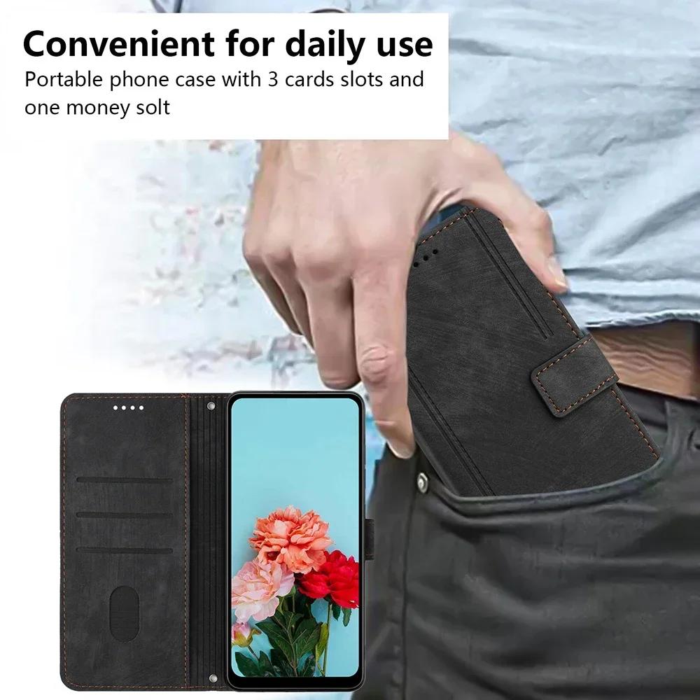 Wallet Flip Leather Phone Case For OnePlus Nord CE 3 2 Lite N30 N20 2T One Plus 11 10 Pro 10T 10R Stand Cover With Card Holders