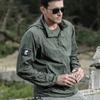 Водонепроницаемая быстросохнущая тактическая кожаная куртка, мужской плащ с капюшоном, тонкая ветровка, солнцезащитный крем, армейская военная куртка