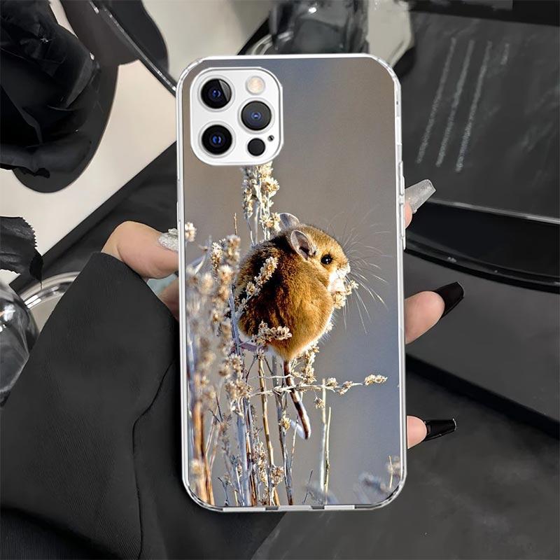 Милый Прекрасный Хомяк Питомец Чехол для Телефона iPhone 13 12 Mini 11 Pro X XS Max XR 7 Plus 8 SE 6 6S 5 5S Мягкий Силикон Fundas Чехол