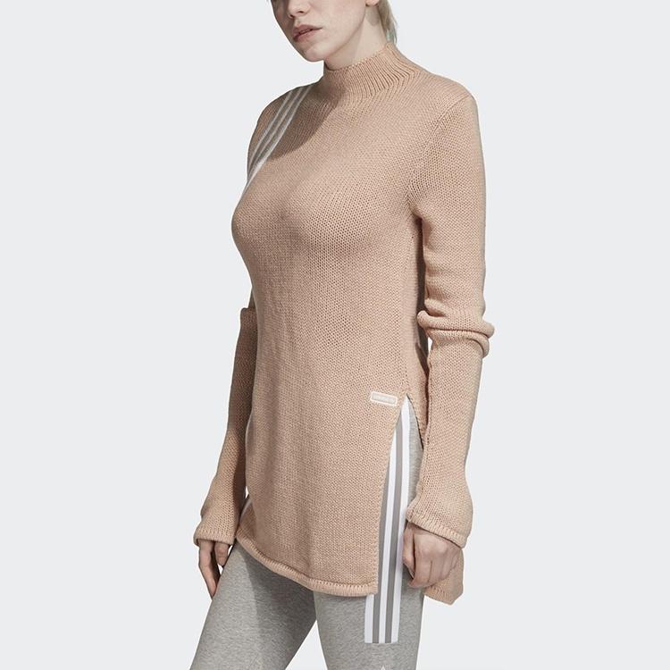 (WMNS) adidas originals Tlrd Side Forked Pullover Wool Sweater Pearl Pink Women's FN2795