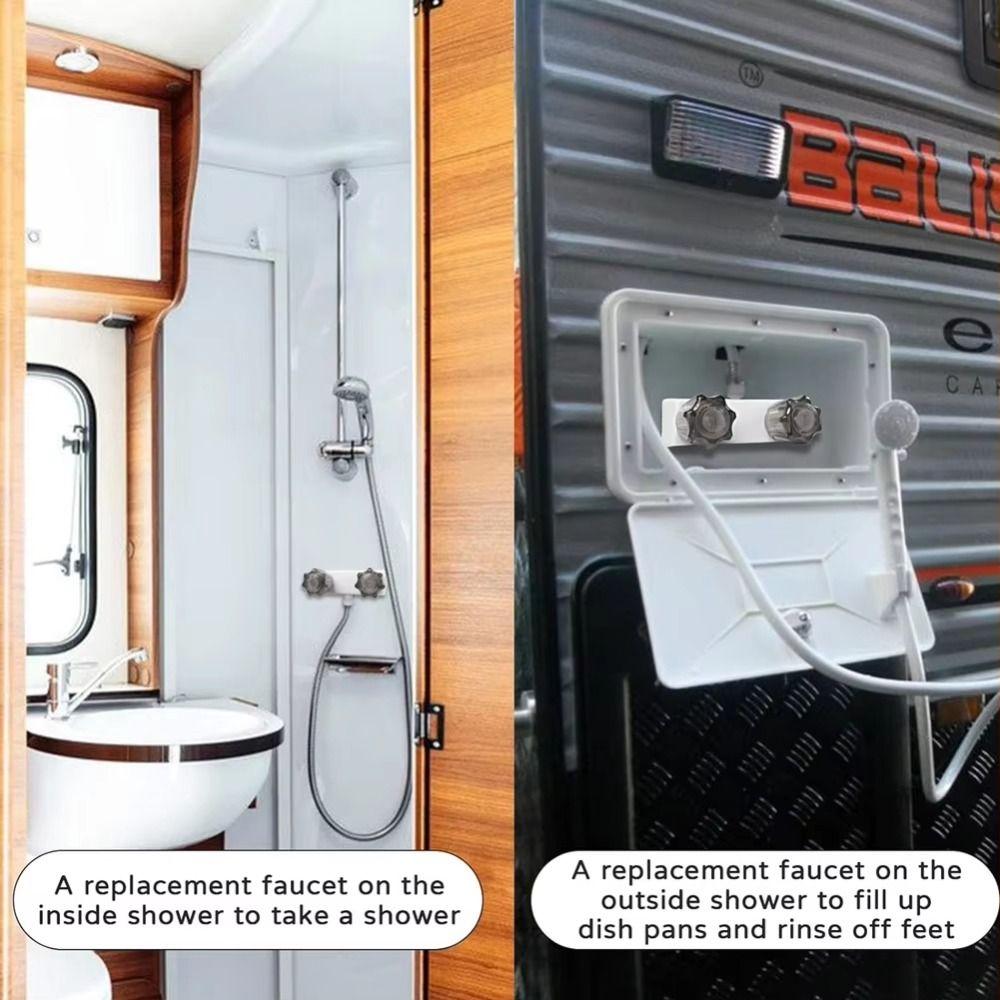 Mixer Valve Shower Box Diverter RV Accessories Shower Accessories Shower Faucet Valve  Motor Home